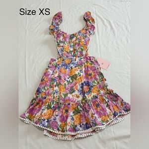 Hello Molly Floral dress. Size XS. New with tags